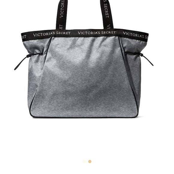👜NWT Victoria’s Secret Sport Cinch Tote/Bag.  Gray, and still in Plastic Bag - Picture 6 of 6